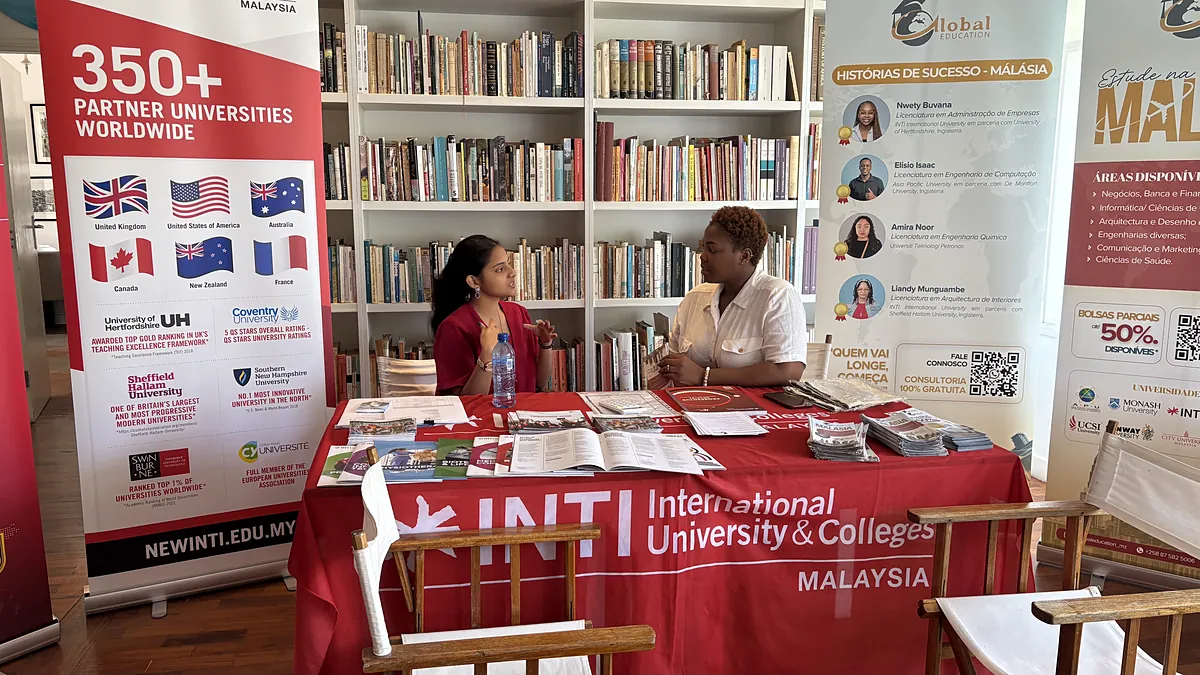 One-to-one advice session at the open day