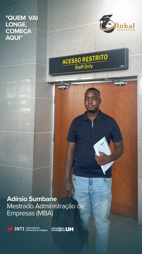 Adírsio Sumbane, Master of Business Administration